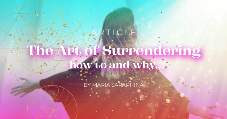 Surrendering The Art, Teacher, Spiritual Business Coach, Maria Saraphina